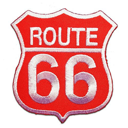 RUTA 66 13 Parche ' 6.8 x 8.0 cm ' - Parche Termoadhesivos Bordado Parches Para La Ropa Termoadhesivo Apliques Iron on Patch Catch The Patch