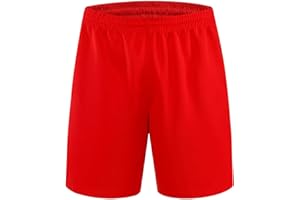 STOLPYZH Kids Activewear Shorts School PE Short Boys Girls Gym Football Sports Running Training Shorts Quick Drying