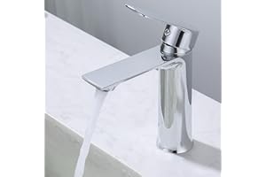 HOMELODY Mitigeur Lavabo Robinet Salle de Bain Mitigeur Vasque Robinet Lave Main Robinetterie Acier inoxydable