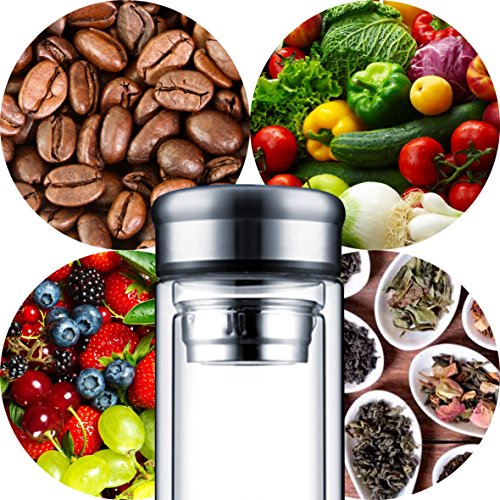 jay!d® Trinkflasche [350ml] Doppelt-Verglast. Egal ob für Kaffee, Tee, Wasser, Smoothies oder Fruchtwasser. Die optimale Flasche für deinen Alltag - 3