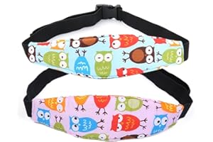 EIHI Cale-Tête Enfant Voiture, Maintien Tête pour Sièges Auto, Bandeau Holder 2 Pièces