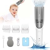 SPARK MOMENTS Tagliacapelli per bambini Tosatrice silenziosa per capelli per bambini senza fili e impermeabili per bambini Tr