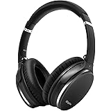 Hybrid Active Noise Cancelling Kopfhörer,Faltbar,Kabellos,Bluetooth 5.0,Srhythm NC35 Over-Ear mit USB-C Schnellladung,CVC8.0-Mikrofon,Sprachanruf,40+ Std. Spielzeit für iOS Android TV PC(Gun Schwarz)
