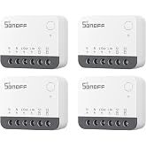 SONOFF Zigbee Smart Switch, Works with Alexa &amp; Google Home, 4 Pack, Zigbee Gateway Required, Neutral Required