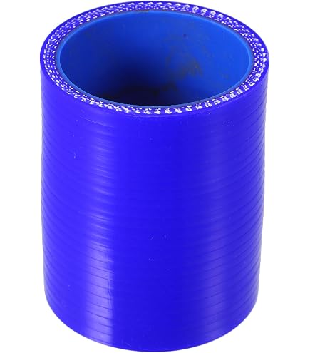 X AUTOHAUX Tubo In Silicone Per Turbo | Accoppiatore Dritto 48mm X 76mm | Blu | Alta Temperatura (-60°C A 260°C) | Per Auto