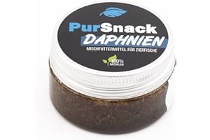 NatureHolic - PurSnack - Daphnies I pour crevettes et écrevisses I pour Petits et Grands Poissons I pour crevettes et escargots I Source optimale de nutriments I 25 ML