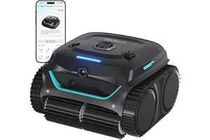 WYBOT (2025 Nuevo Modelo) C2 Vision-A inalámbrico para Robot de Piscina con cámara AI, 8 Modos, Fuerte succión, Doble Filtro, línea de flotación, batería Robot de Piscina, Pared y Suelo, Control de