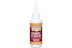 I Love To Create Aleene's Fabric Fusion Permanent Glue 59ml, 13.36 x 3.47 x 3.47 cm, Clear or Transparent