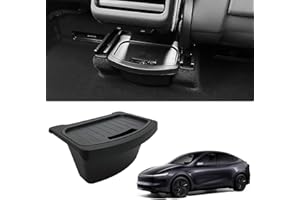 JSUDQR Organizador de consola central trasera para modelo Y Juniper 2025, caja de almacenamiento central trasera, organizador de asiento de segunda fila, accesorios interiores