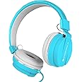 Zebronics Zeb-Storm Wired On Ear Headphone with 3.5mm Jack, Built in Microphone for Calling, 1.5 Meter Cable, Soft Ear Cushion, Adjustable Headband, Foldable Ear Cups and Lightweight Design (Blue)