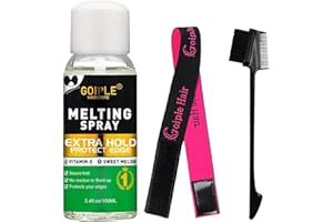 WOZUTUNT Lace Melting Spray de Dentelle Sans Colle - Brosse De Bord De Bande En Fusion De Dentelle à Tenue Supplémentaire Pour Perruque 3,4 Oz