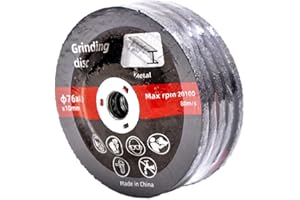 ARVALOLET High Hardness 76mm Cutting Grinding Wheel Wear-Resistant Sanding Grinding Cut Off Circle Wheels 1/5 Pcs Grinding Cutting Blade Portable for Electric Angle Grinder