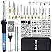 Produktbild 45 PCS Brandmalerei Lötkolben Set, Brandmalkolben mit 35 Tipps, Einstellbare Temperatur 60W Brandmalgerät Holz brennen Pen Set für Holz Leder Gravieren Skulptur Weihnachtsgeschenk