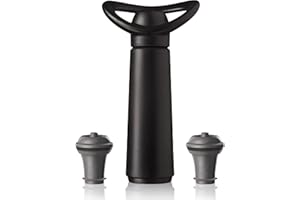 ‎VACU VIN Vacu Vin Weinpumpe Concerto mit 2 Stopfen, Kunststoff, schwarz, einheitlich 9875606