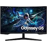 Samsung G55C Gaming Odyssey G5 32 2560x1440 VA 1000R 165Hz 1ms 2,500:1 HDR10 FreeSync LS32CG552EUXUF