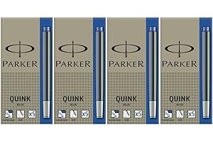 Cartouches d'encre Parker Quink Großraum bleu