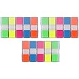 Amazon Brand – Umi 375pc Multicolored Pop up Index Tabs Page Markers Sticky Notes for Marking documents,highlighting and Other Office uses
