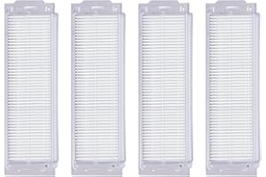 MIRTUX Kit de 4 Filtros para Conga 3290, 3390, 3490, 3590, 3690, 3790 y 3890 - Recambios para Conga de Calidad - Accesorios para Conga de Alta Eficiencia - Repuestos de Filtros para Conga