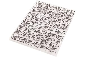 ECMQS Blume DIY Kunststoff Embossing Folder Prägefolder, Waschbar Reusable Schablone Für Sammelalbum Fotoalbum Karte Machen Dekoration Handwerk