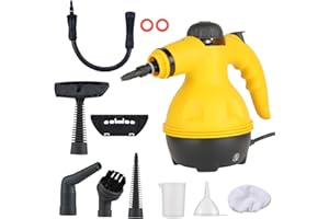 CONBLOM 1000 W Steam Cleaner Multifunctional Hand Steam Cleaner with 10 Parts Accessories, Steam Cleaner Handheld Steam Cleaner for Kitchen, Bathroom, All Floors, Upholstery, Grouts, Car Seats and Curtains