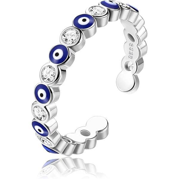 Supcare Duivelsoog damesring, 925 sterling zilver, voor verjaardag