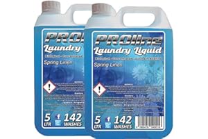 QEEROYO Proline Premium Bio Laundry Liquid Spring Linen X2 (284 WASHES) 2 x 5L