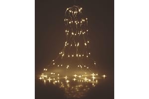 Spetebo Micro Light Bundle 160 LED varm vit – 8 x 20 LED/2 m – filament ljusslinga 160 LED – varm