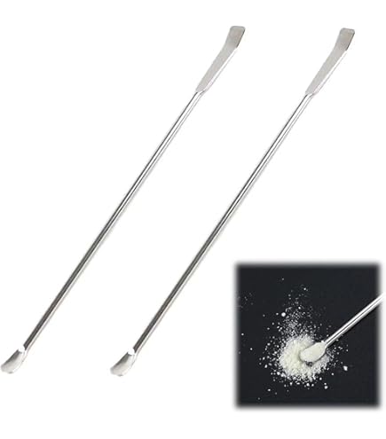 Set 3 Micro Palette Da Laboratorio BESTonZON - Cucchiai Metallici Per Polveri, Cibo E Bevande - Foto 2