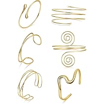 6 stuks armarmband manchet voor vrouwen ster armbanden gouden bovenste armband blad armlet brede band armband verstelbare sieraden set voor zomer strand, L, ijzer, kristal, Large, Ijzer, Kristal