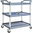 BRLJUNEO Utility CART (Gray, Medium)