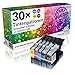 Price comparison product image N.T.T.® 30 x XL ink cartridges compatible with Brother LC1220/LC1240 LC1220BK LC1220C LC1220M LC1220Y MFC-J 6510 DW, MFC-J 6910 DW, MFC-J 6710 DW, DCP-J 525 W, DCP-J 725 DW, DCP-J 925 DW, MFC-J 430 W, MFC-J 625 DW, MFC-J 825 DW, MFC-J 5910 DW, MFC-J 835 DW high quality and with latest chip