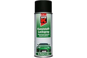 Kwasny 233 097 Auto K Spray de peinture pour plastique, Noir, 400 ml