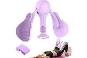 TINRIEF Ejercitador de Muslos y Suelo Pélvico para Mujeres Máquina de Ejercicio Interno de Piernas con Banda de Resistencia Kegel Trainer Tonificador de Glúteos y Musculatura Abdominal para Casa