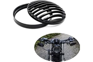 TIANRUIDA Metal Headlight Grill Cover Fits Harley Davidson Sportster XL 883 1200 X48 Black