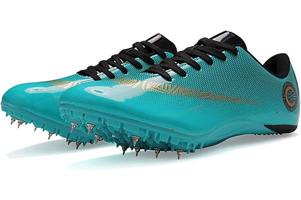 LZQpearl Hommes Femmes Chaussures Athlétiques, Unisexes Spike Chaussures, Chaussures De Course D'athlétisme Sprint Hommes Baskets Antidérapantes à Pointes