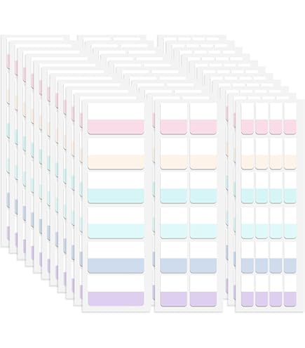 800 Hojas De Notas Adhesivas Transparentes, Pequeñas Notas Adhesivas Redondas Transparentes