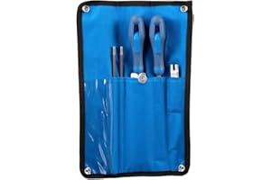 PFERD TOOLS Schärffeilen SET CS-SLS-4,8 in Rolltasche | Durchmesser 4,8 mm| 3/16' Für Kettenteilung .325“| 11099148 - für das komfortable und kräfteschonende Schärfen von Sägeketten