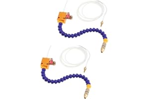 ChgImposs Mist Coolant Mist Lubrication System Unit, Metal Cutting Engraving Cooling Sprayer Machine with Air Pipe for CNC Lathe Milling Drill Machine