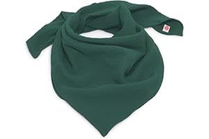 nanito Schal Halstuch Babyhalstuch Kinderschal Musselin Musselintuch Farbwahl Kinder Kinderhalstuch Baby Junge Mädchen Spucktuch Tuch 100% Baumwolle 45 x 45 cm