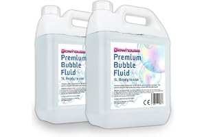 The Glowhouse Premiumkvalitet 5 Liter Såpbubbelvätska Barns Såpbubbelblandning Såpbubbelmaskin (10 Liter)
