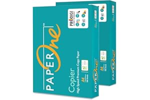 ALPHAINK Carta A4 PaperOne 75gr High Performance Confezione da 2 risme da 500 Fogli l'una - tot .1.000 fogli - ideale per tutte le Stampanti e Fotocopiatrici da ufficio e casa - Ultra Bianca