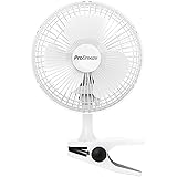 Pro Breeze Mini Ventilatore Professionale con Clip I Piccolo Ventilatore Elettrico con Funzionamento Ultra-Silenzioso e 2 Imp