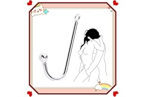 LQSSA ̶𝙨̶𝙚̶𝙭̶ ̶𝙩̶𝙤̶𝙮̶ 1 Crochet à Bille en Métal Inoxydable, Ajoute du Plaisir Aux Jeux D'intérieur, Aux Objets De La Chambre à Coucher Et De La Salle De Bain