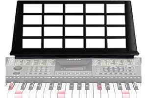 Fukamou Porta Spartiti Per Tastiera, Supporto Per Spartiti Musicali | Leggio Per Spartiti Per Tastiera Di Pianoforte,Supporto Per Documenti Musicali Con Angolo Regolabile Pieghevole Per Gli