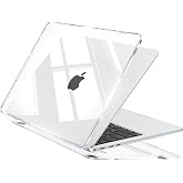 EooCoo Clear Case for Apple MacBook Air M5 13.6" Cover M4 M3 M2 2026-2022 | Compatible for Mac Air 13 inch Laptop Protection 