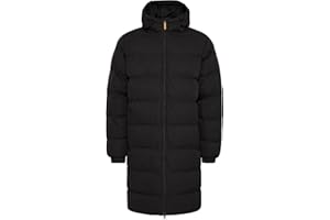 NORTH BEND NBEliot Herren Steppmantel Winterjacke Outdoorjacke atmungsaktiv wasserdicht Winddicht mit Kapuze Reißverschlusstaschen TPU-Membran
