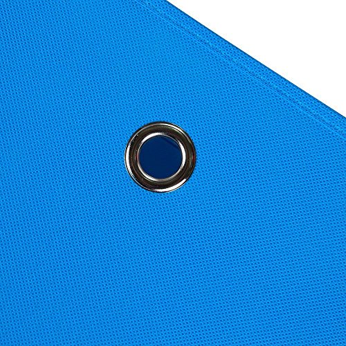 4er Set Faltbox in der Farbe Blau 34 x 34 cm Faltkiste Regalkorb Regalbox Kinderbox Einschubkorb Aufbewahrungsbox Stoffbox - 3