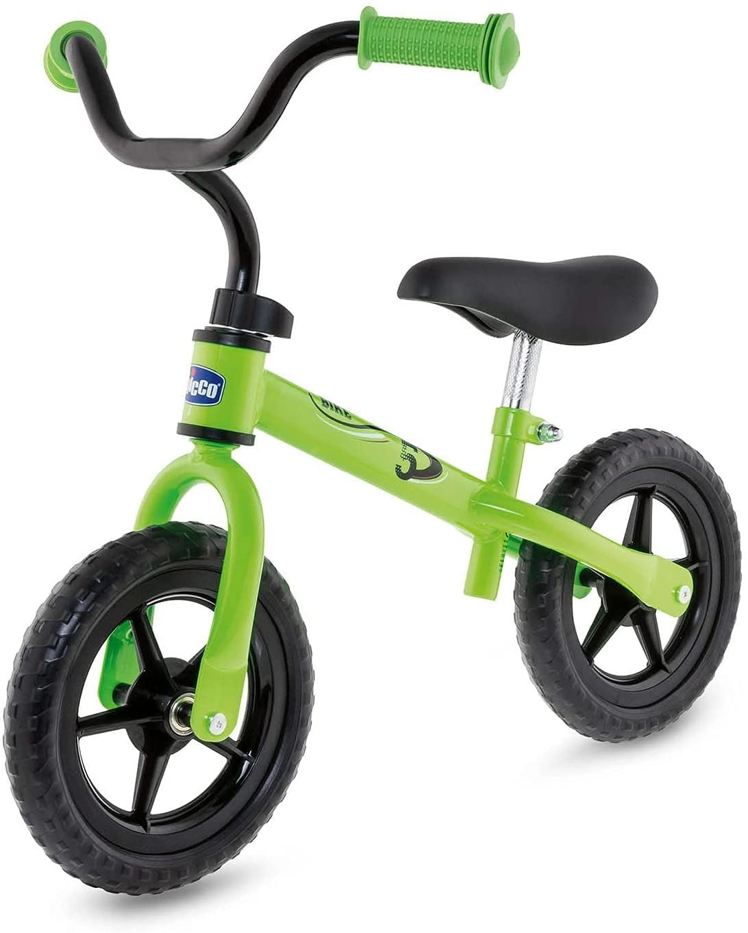 Chicco Green Rocket Bicicletta Senza Pedali 2 Anni, Bici Balance Bike per l'Equilibrio, con Manubrio e Sellino Regolabili, Max 25 Kg, Verde, Giochi Bambini 2-5 Anni, Regali Bambini