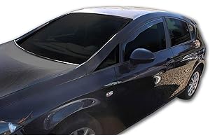 J&J AUTOMOTIVE Derivabrisas para Seat Leon 5 puerta 2006-2012 2pcs