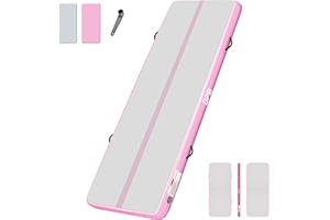 BPB Inflatable Gymnastics Mat. 10ft Air Tumble Track for Home Use/Training/Gymnastics/Cheerleading/Yoga/Pilates/Martial Arts/Gym/Beach/Cheerleading/Water Fun